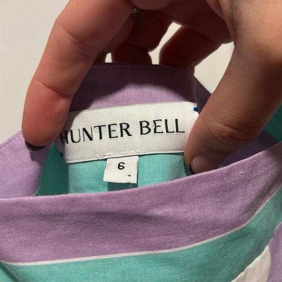 HUNTER BELL Jessica max stripe tiered dress - Picture 2 of 8